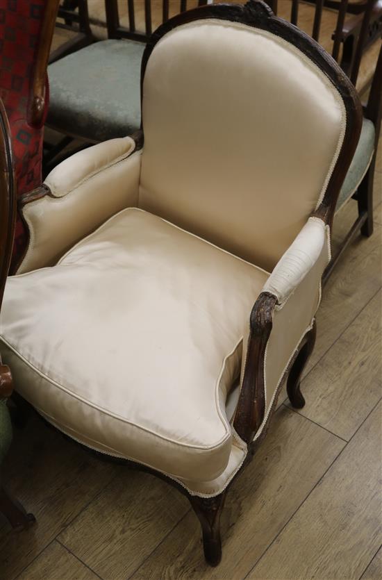A French style armchair